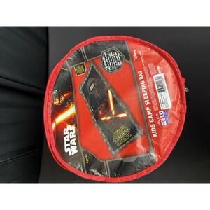Sleeping Bag Star Wars The Force Awakens Kylo Ren Kids Camp 28" X 56" Black